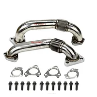UP PIPE KIT DIRECT REPLACEMENT BOTH DRIVER AND PASSENGER SIDES 6.6L DURAMAX INCLUDES HARDWARE AND GASKETS