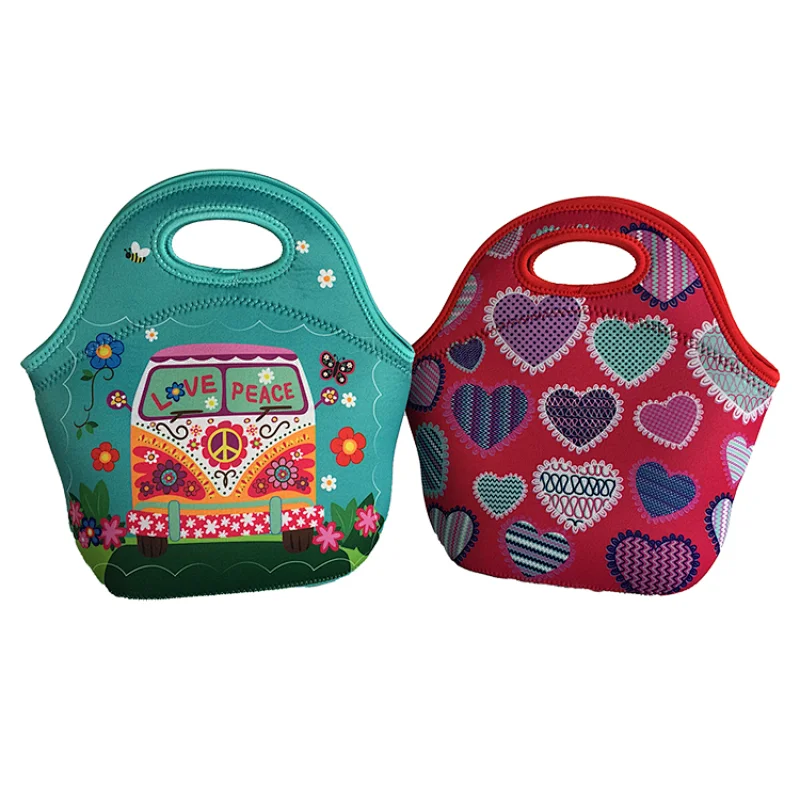 neoprene lunch bags with shoulder straps