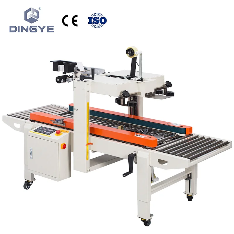 DFXC5050XI Carton sealer with labeling