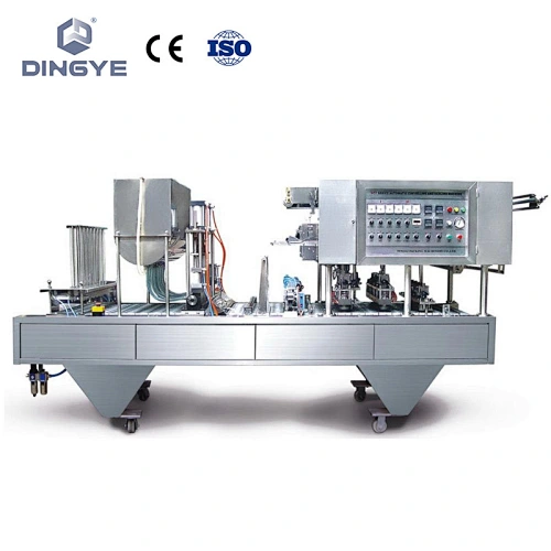 automatic cup filling and sealing machine
