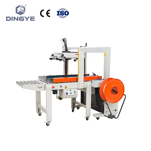 FXC5050A Carton sealer & DBA200 Automatic strapping machine