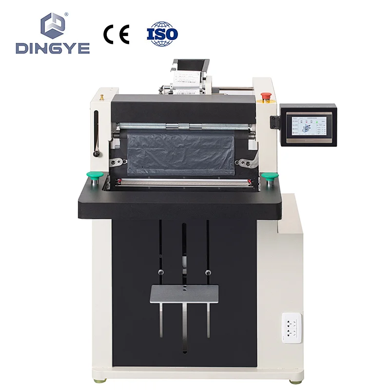 smart courier bag sealing machine with labeling