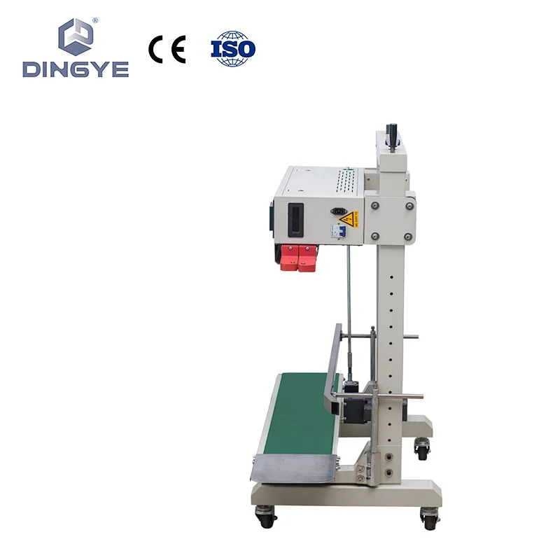 Vertical band sealing machine for PE bags