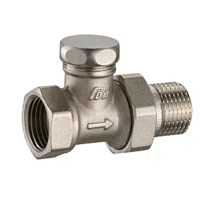 Straight Lockshield Radiator Valve