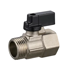 Mini Ball Valve FM Nickel Plated