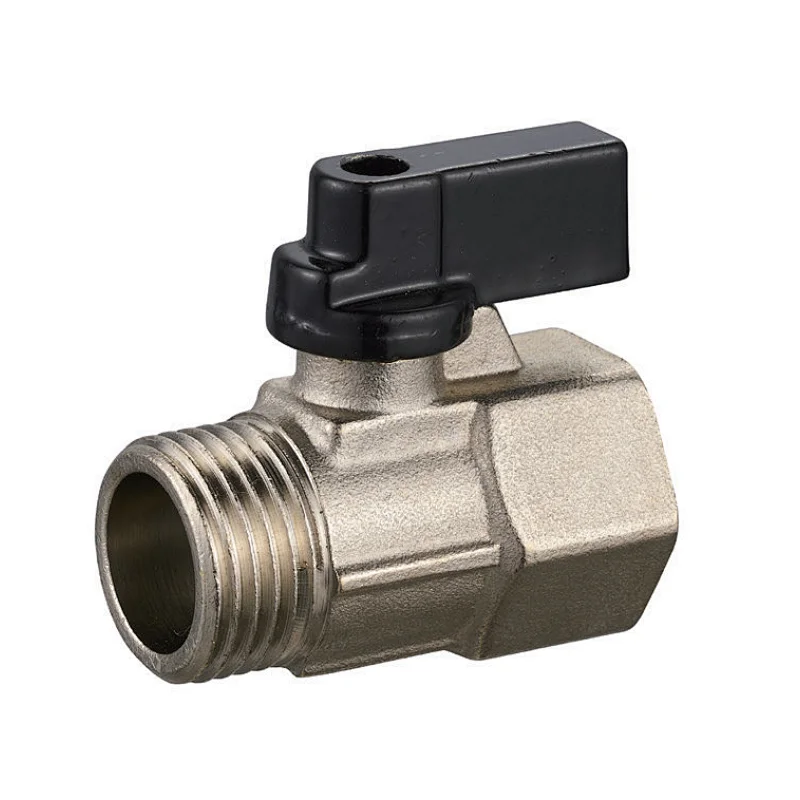 Mini Ball Valve FM Nickel Plated