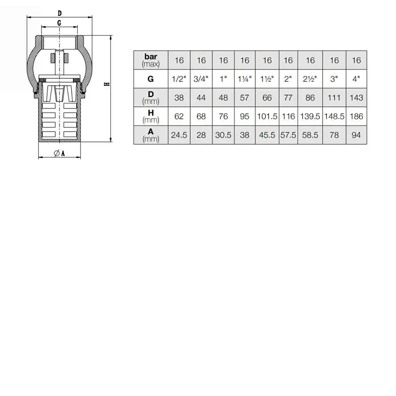 Foot Valve