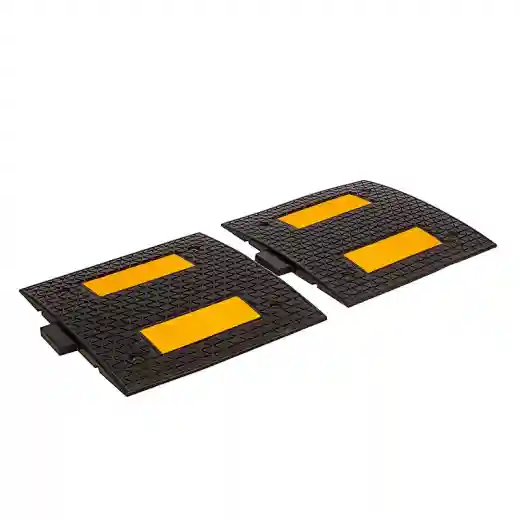 made of strong durable and impact-resistant speed bump