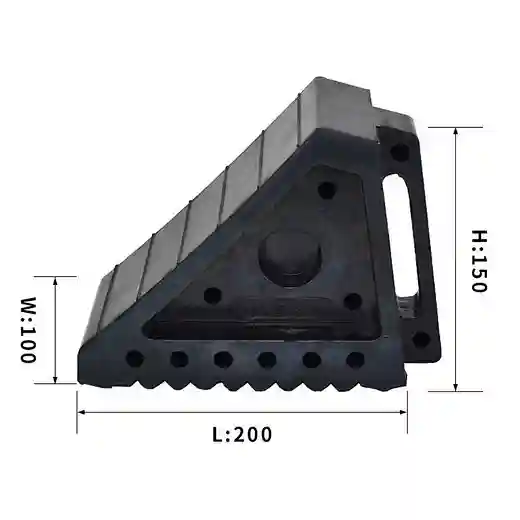 Heavy duty truck wheel chocks rubber chocks for sale