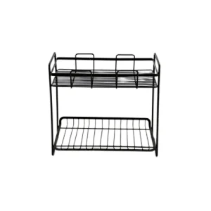 Dish Drainer Rack, Small Capacity Dish Drying Rack with Tray and Dish Drainer for Kitchen, Any Color Tray and Tool holder, Modern Design, 1 Layer, Simple Style