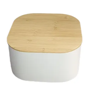 Bread bin, Biscuits Storage Box,  Bamboo Lid