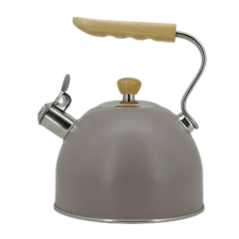 pretty whistling tea kettle