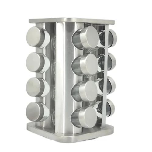 rotating spice jar set