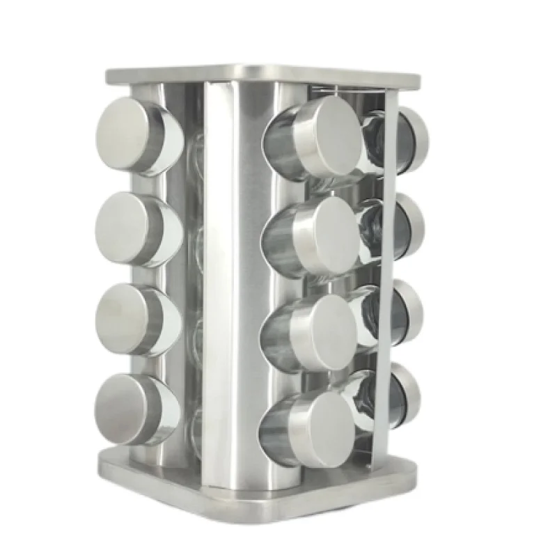 rotating spice jar set