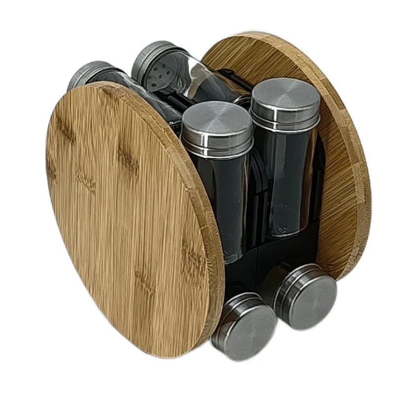 revolving spice jar set