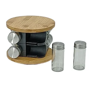 revolving spice jar set, revolving spice jar set 8pcs, revolving spice jar