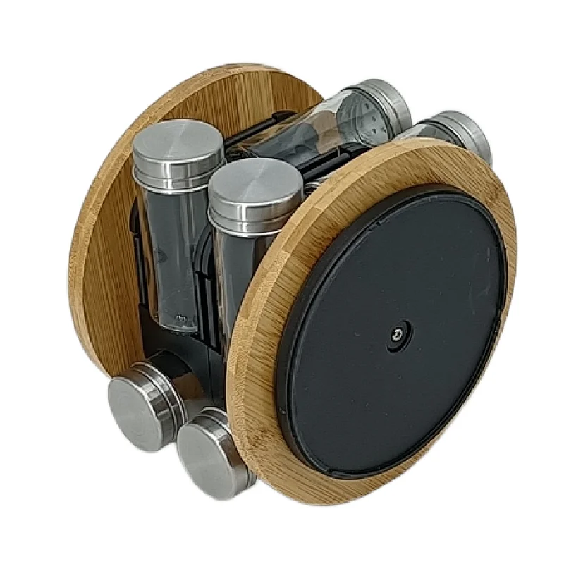 revolving spice jar set