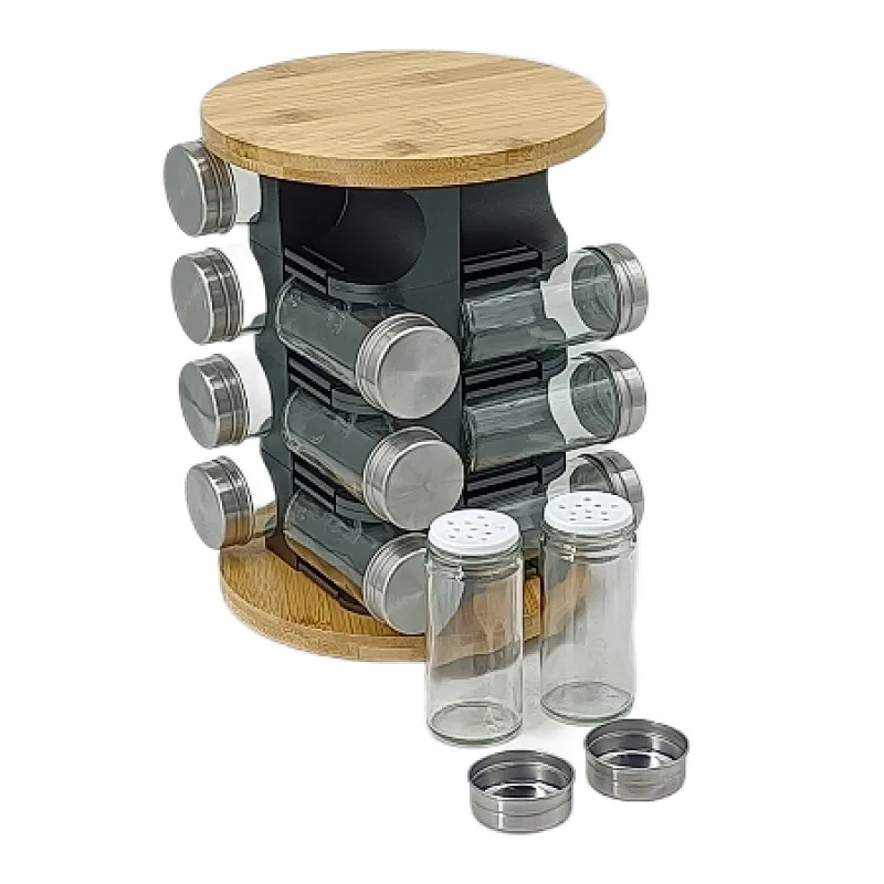 jar spice rack set