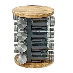 jar spice rack set, jar spice rack set 16pcs, spice rack set 16pcs