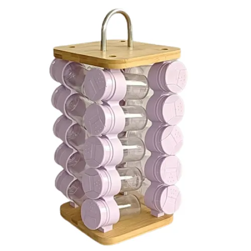 plastic spice container set