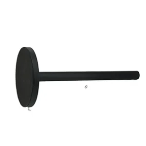 black kitchen roll holder