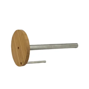 Kitchen Roll Holder, Paper Towel Holder, Paper Stand 2022, Stainless Steel, Bamboo Circular