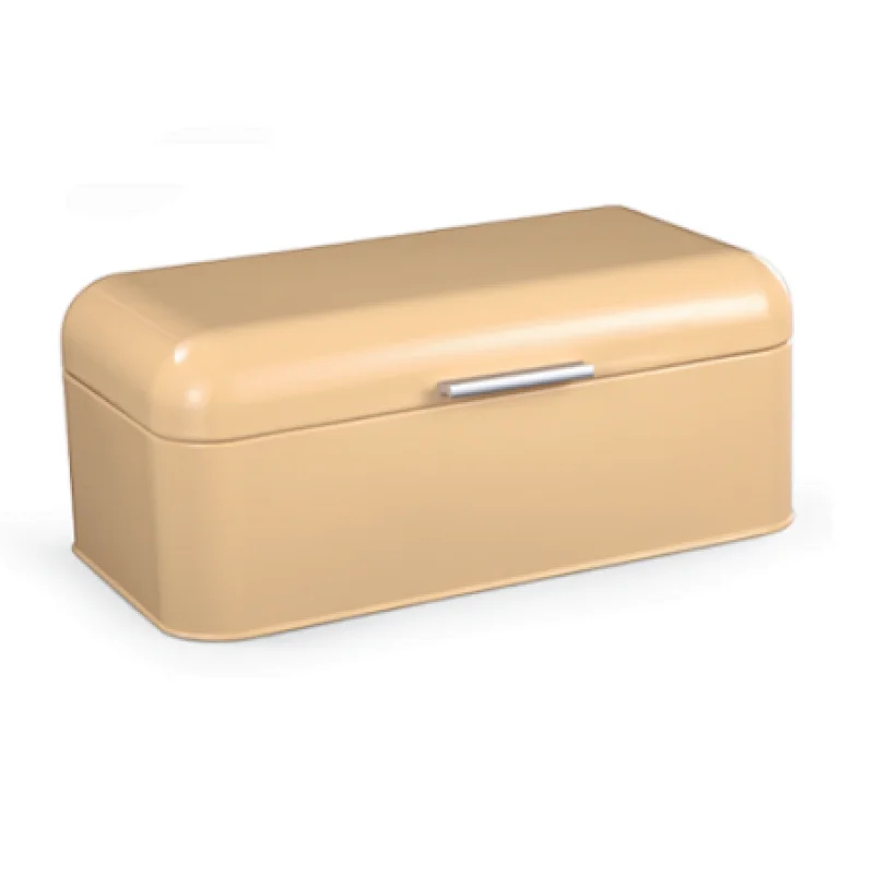 large metal bread bin