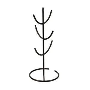 Steel Mug Holder Tree，Diversified European Large SizeStand, Iron Mugs & Tea & Coffee Cup Storage Rack With Hooks, Counter Bar Accessory & Kitchen Countertop Organizer