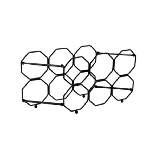 wine shaped wine rack