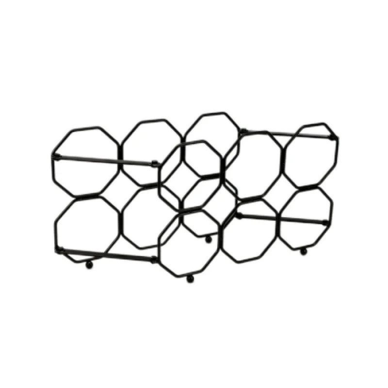wine shaped wine rack