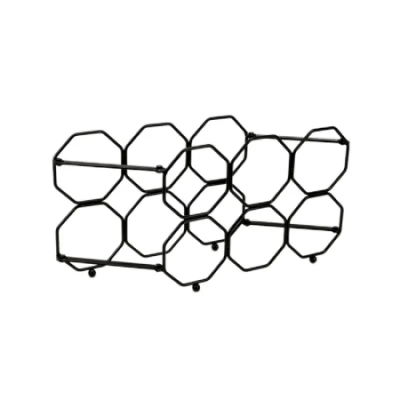 wine shaped wine rack