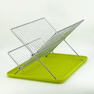 Dish Drainer Rack, Large Capacity Dish Drying Rack for Kitchen, 2 Tier dish Strainer with Utensil and Cup Holder, Premium Rack Professional Dish Holde