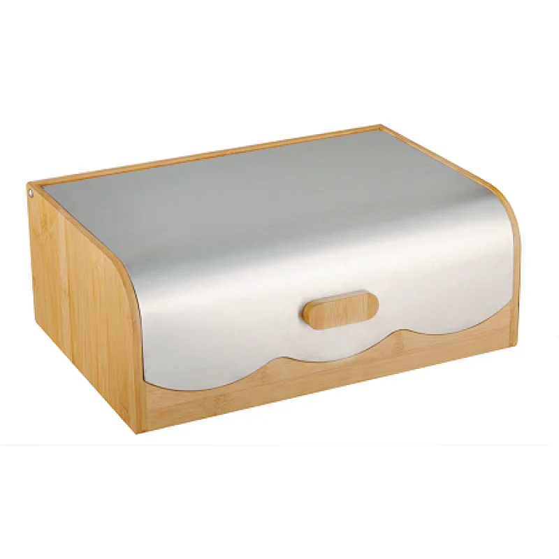 large bamboo bread bin