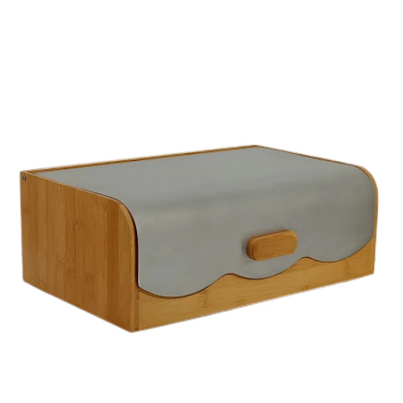 large bamboo bread bin