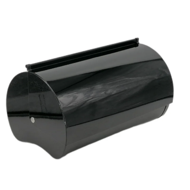 black tin bread bin