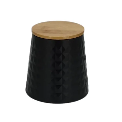 bamboo tea coffee sugar canisters
