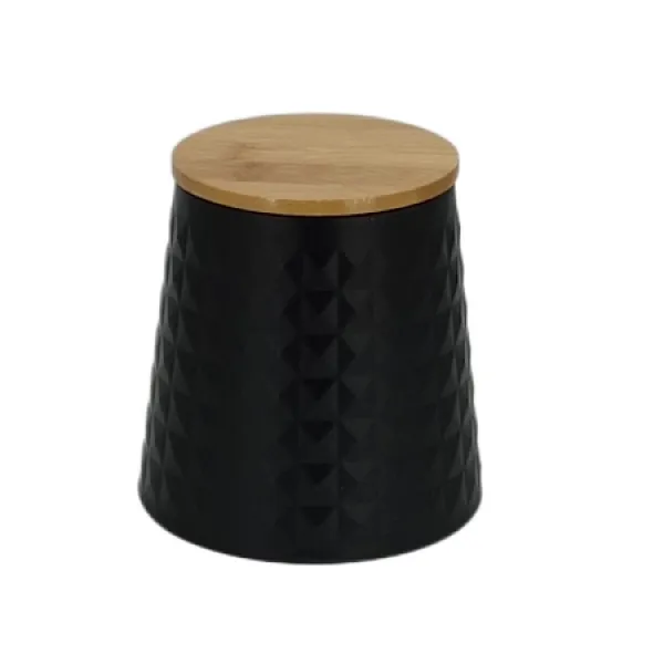 bamboo tea coffee sugar canisters