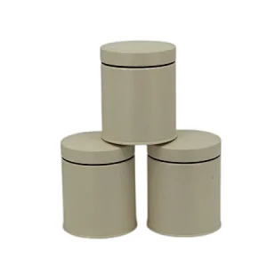 Kitchen Canisters , Airtight Metal Canister Set, Coffee, Sugar, Tea, Flour, Pasta Storage Containers, Kitchen Decor, Set of 3