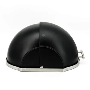 Helmet Shape Bread bin, Large Storage Space, Stainless Steel base and Handle