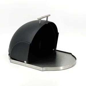 Helmet Shape Bread bin, Large Storage Space, Stainless Steel base and Handle