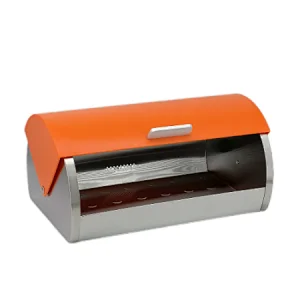 Roll top , Stainless Steel Classic Bread Bin , PS Lid Color