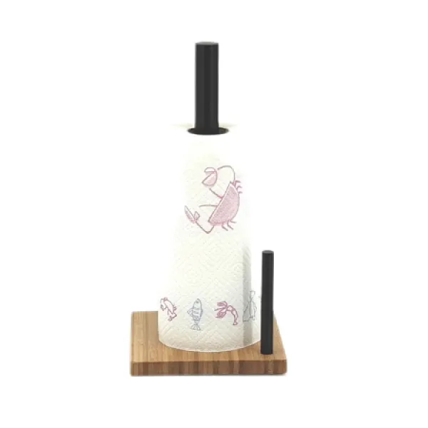 bamboo toilet tissue holder
