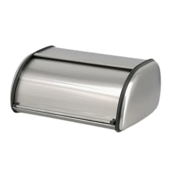 vintage stainless steel bread box