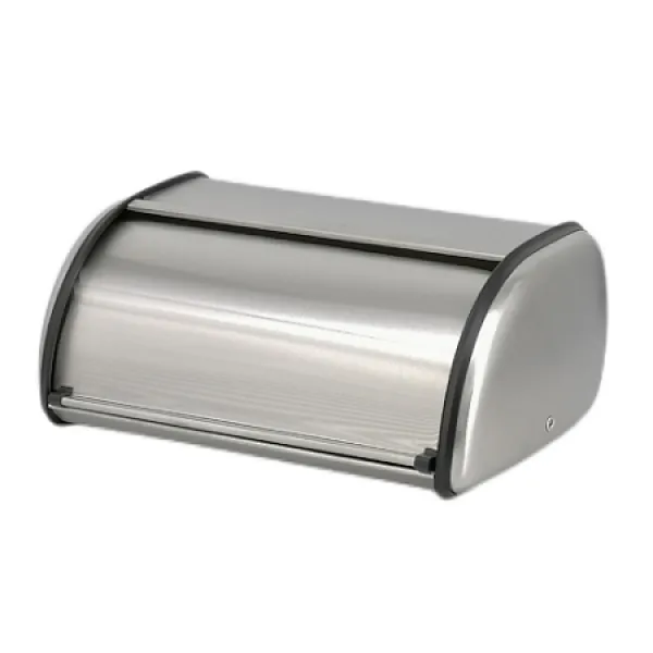 vintage stainless steel bread box