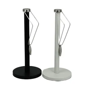 Kitchen Roll Holder, Paper Towel Holder, Paper Stand 2022, Carbon Steel, Circular, White Black Grey, Any Color