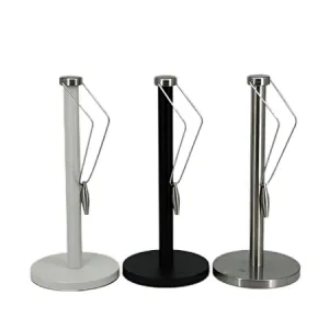 Kitchen Roll Holder, Paper Towel Holder, Paper Stand 2022, Carbon Steel, Circular, White Black Grey, Any Color