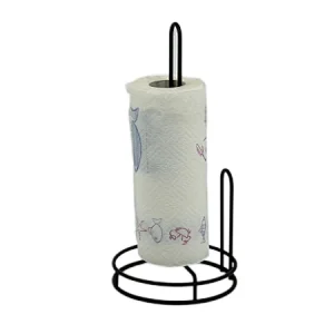 Kitchen Roll Holder, Paper Towel Holder, Paper Stand 2022, Carbon Steel, Wire Circular, White Black Grey, Any Color