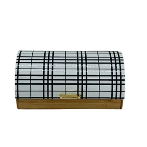 Black Wooden Bread bin, Transfer Printing, Decor