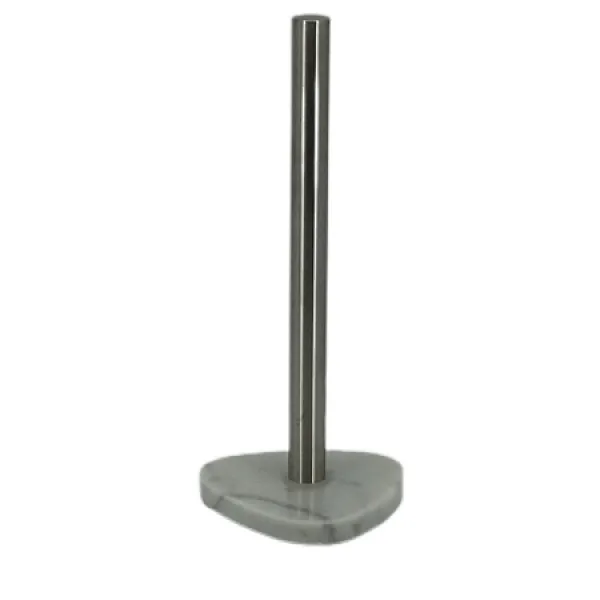 white marble kitchen roll holder