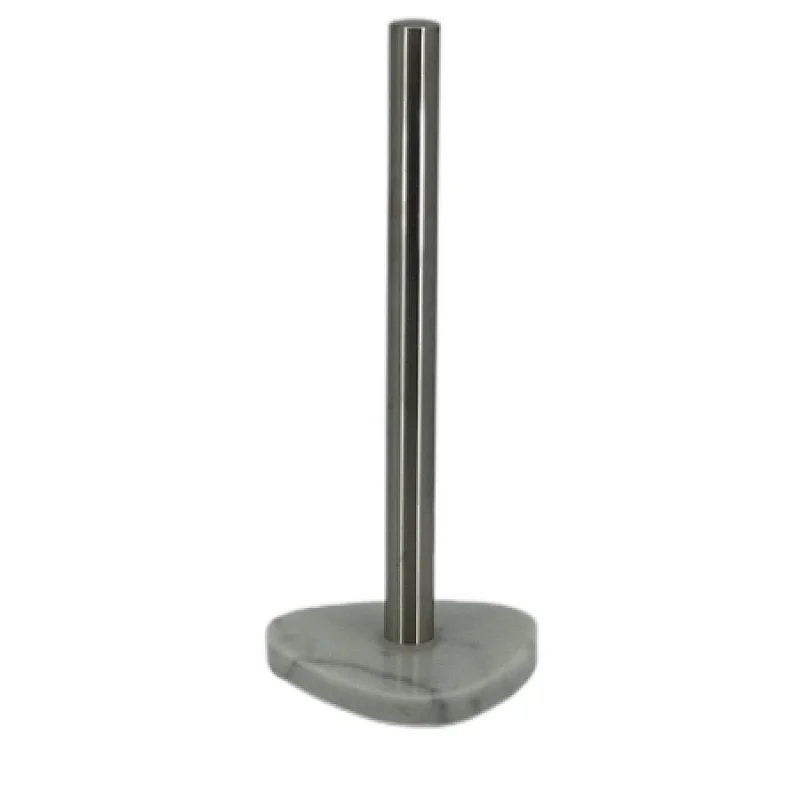 white marble kitchen roll holder